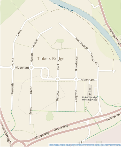 Tinkers Bridge estate map